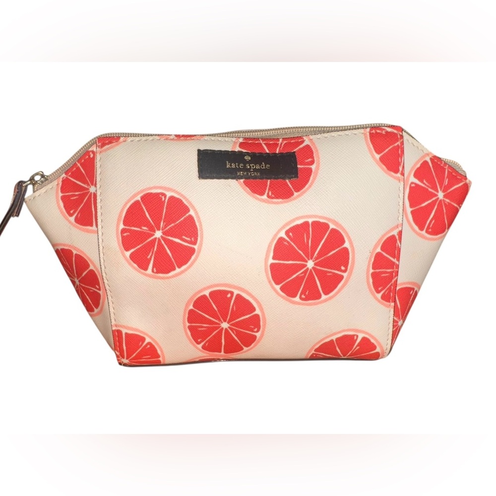Kate Spade Citrus Print Cosmetic Bag